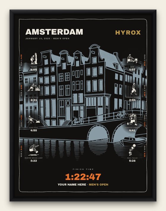 The Noir, Amsterdam men's edition, black frame