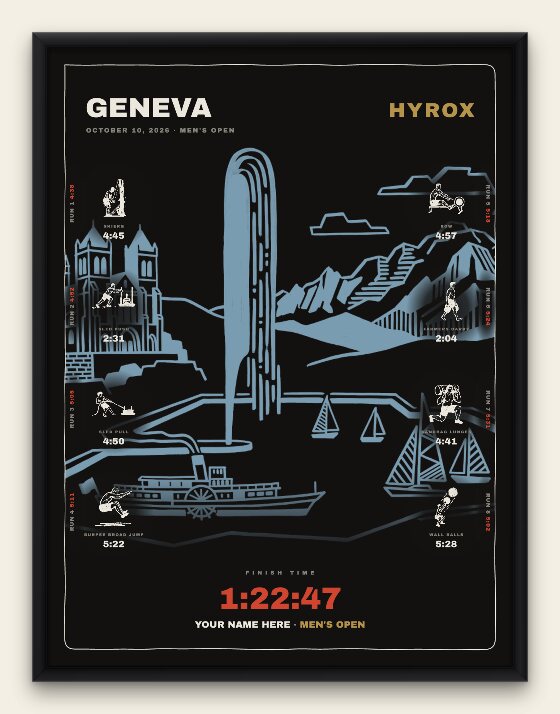 The Noir, Geneva men's edition, black frame