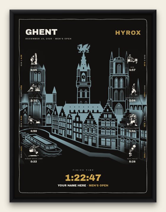 The Noir, Ghent men's edition, black frame