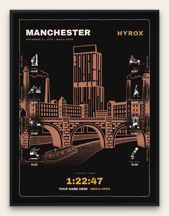 The Noir, Manchester men's edition, black frame