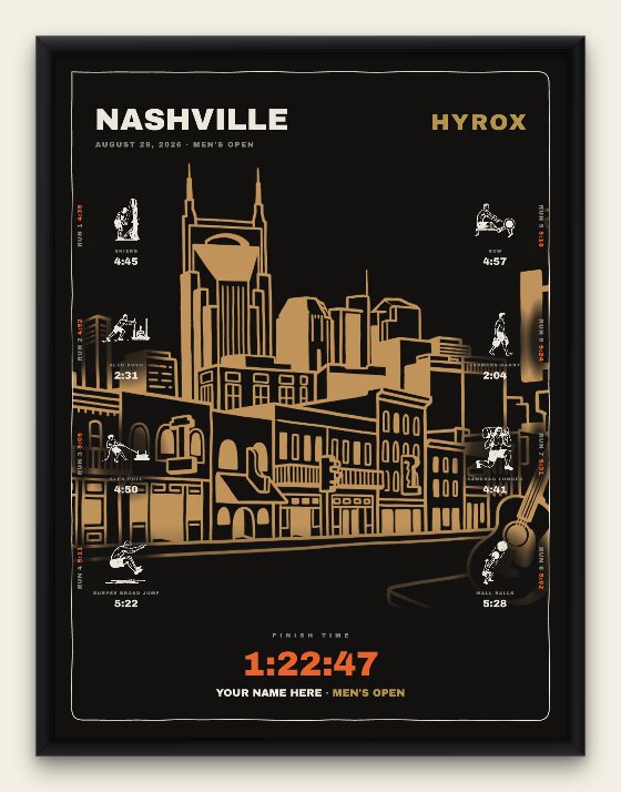 The Noir, Nashville men's edition, black frame