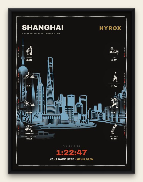 The Noir, Shanghai men's edition, black frame